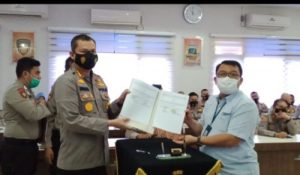 Kapolresta Pekanbaru Tandatangani MoU dengan Bank BUMN-BUMD Se-Kota Pekanbaru