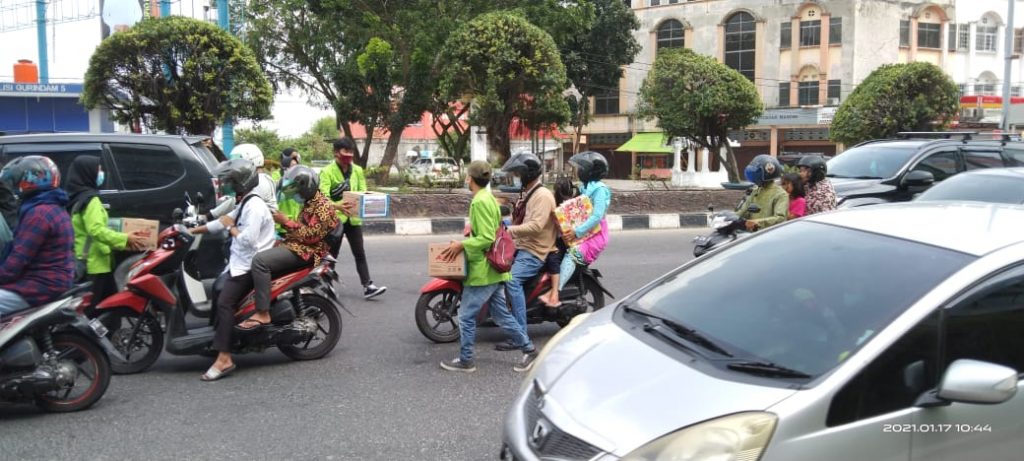 BEM STIE Dharma Putra Pekanbaru Galang Dana Untuk Bencana Alam