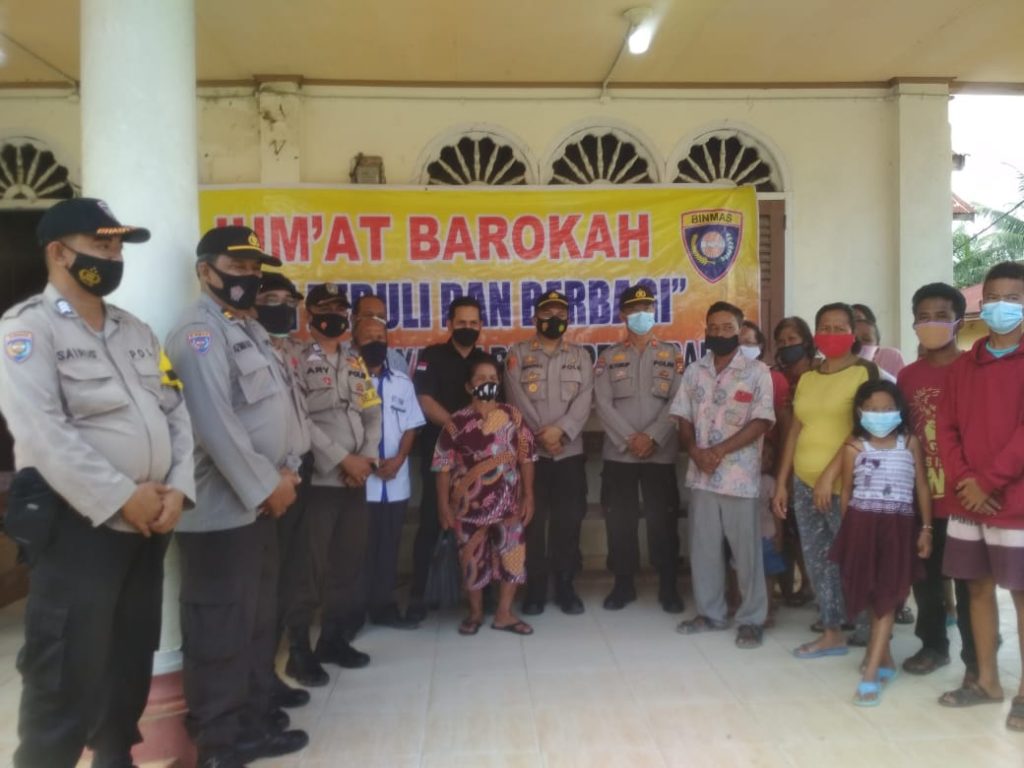 Kapolsek Tenayan Raya, Program Jum’at Barkah Terus Berlanjutan Setiap Minggu, Khususnya di Tenayan Raya