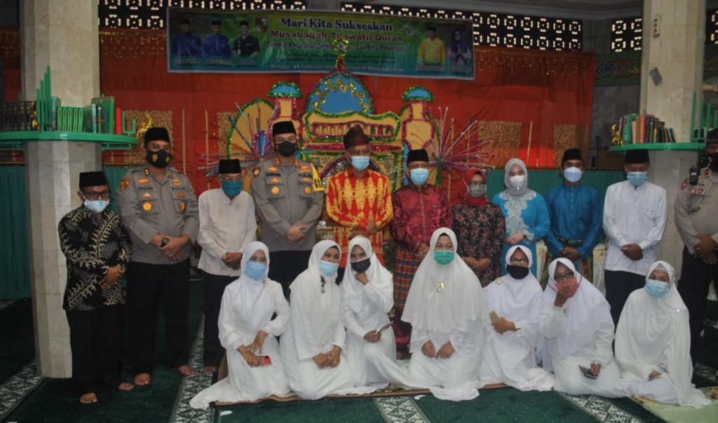 Kapolresta Pekanbaru Hadiri Pembukaan MTQ Tingkat Kelurahan Cinta Raja