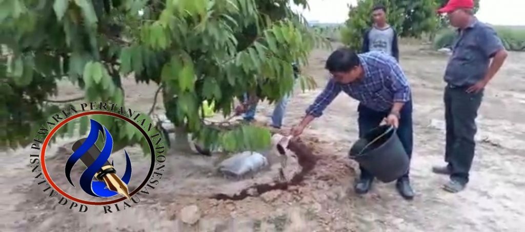 Berkunjung ke Pusdiklat DPP APPI, Mantan Kadis Ketahanan Pangan Riau Uji Coba Pupuk Organik