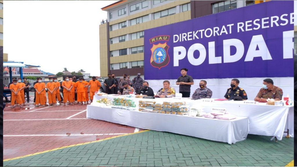No Place to Hide Bagi Pelaku Narkoba..! Kapolda Riau Musnahkan 80,24 KG Sabu dan 68.636 Ekstasi