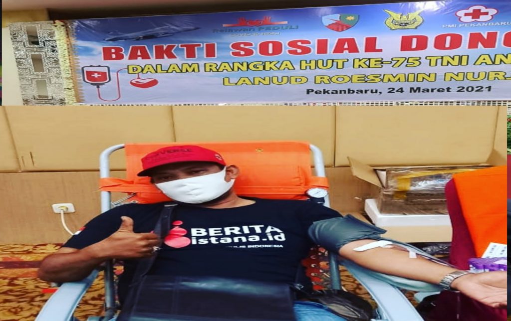 Bakti Sosial Donor Darah, Ketum SANTAN NU; Ajak Berpartisipasi Program Nasional