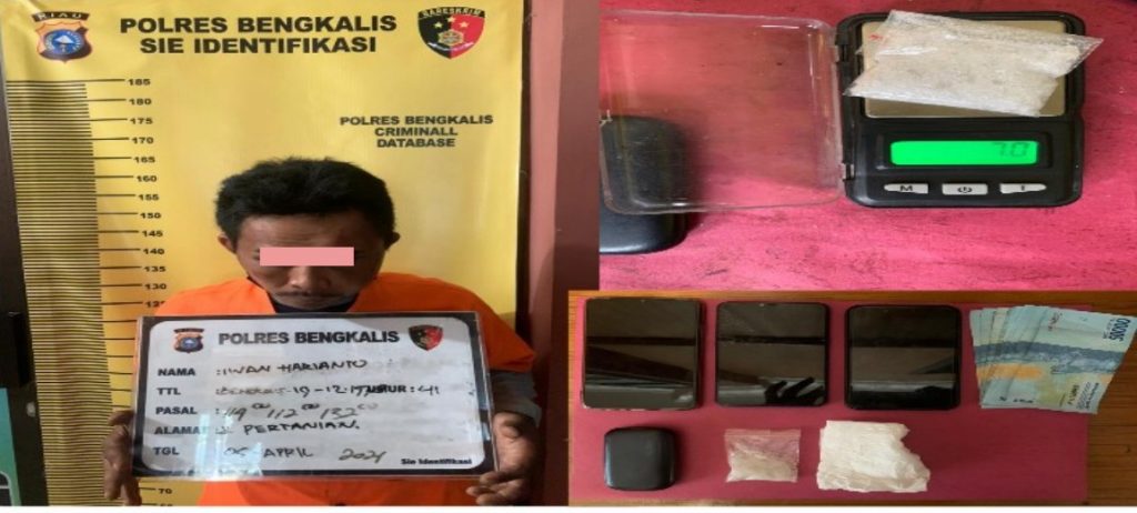 Satres Narkoba Polres Bengkalis Berhasil Memutus Mata Rantai Peredaran Narkoba Jenis Shabu