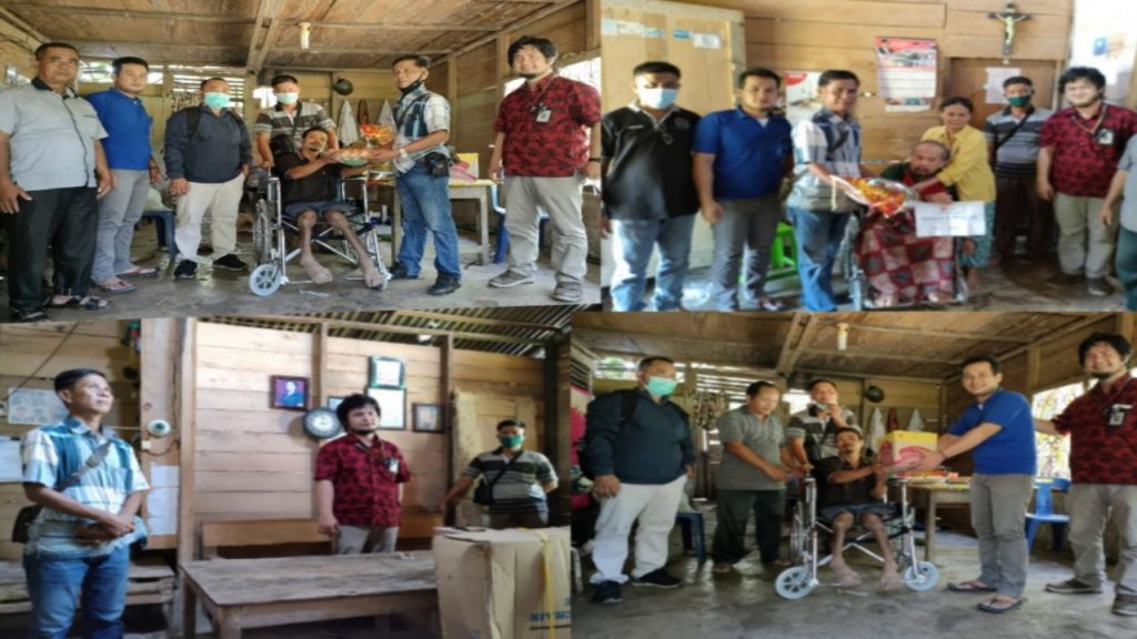 TPPI P3MD Kab.Nias Menyalurkan Tanda Kasih Kepada Penyandang Cacat Fisik di Desa Sisarahili Sogae’adu