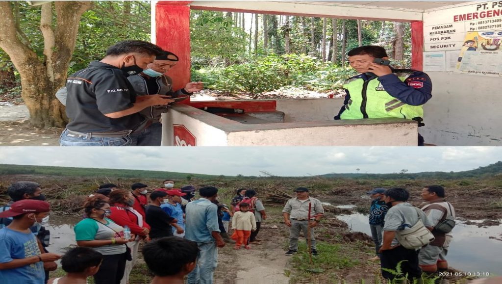 Dugaan PT. PSPI Kampar Hadang Wartawan Ingin Meliput Aksi Masyarakat