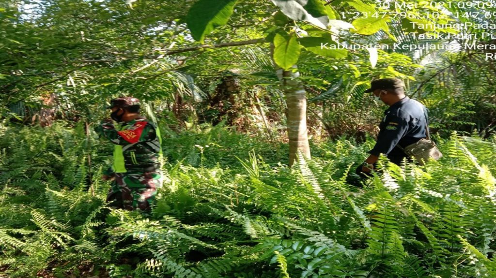 Serda Edi Saputra Melaksanakan Patroli dan Himbaunan Karhutla Bersama Security RAPP