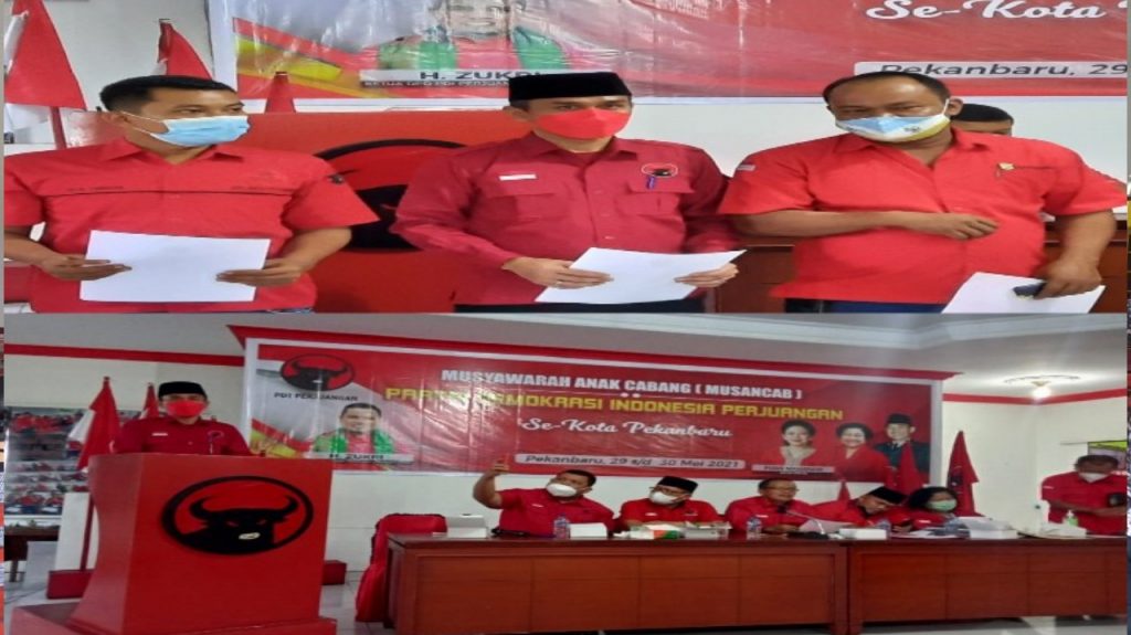 Tekad Indra Pradana Abidin, ST, M,.Eng Terpilih Sebagai Ketua PAC PDI Perjuangan Kecamatan Marpoyan Damai, Kota Pekanbaru, Provinsi Riau