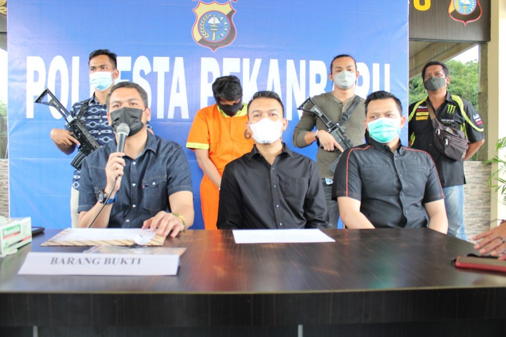 Polresta Pekanbaru Barhasil Bekuk Curas Samping SMK Kehutanan