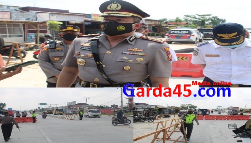 Cegah Penularan Covid-19, Penyekatan Jalur Keluar Masuk kota Pekanbaru Diberlakukan Kembali