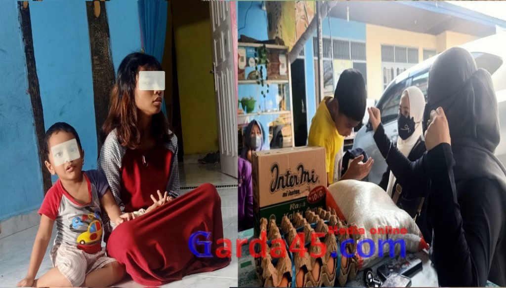 Ibu Terpapar Covid-19, Tiga Anak Terlantar : Wartawati Saluran Bantuan Berupa