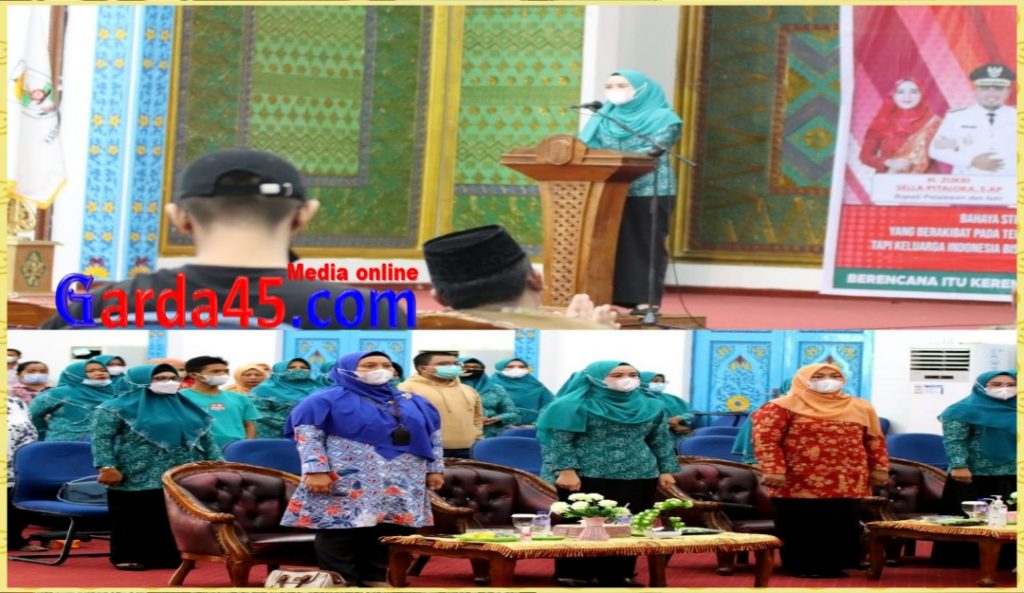 Peringati Harganas ke-28 Tahun 2021, Ketua TP PKK Kabupaten Pelalawan Harapkan Masyarakat Sehat dan Sejahtera
