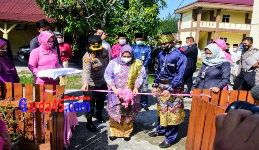 Kapolres Bersama Bupati Bengkalis Resmikan Barak Sarja Arya Racana Polres Bengkalis