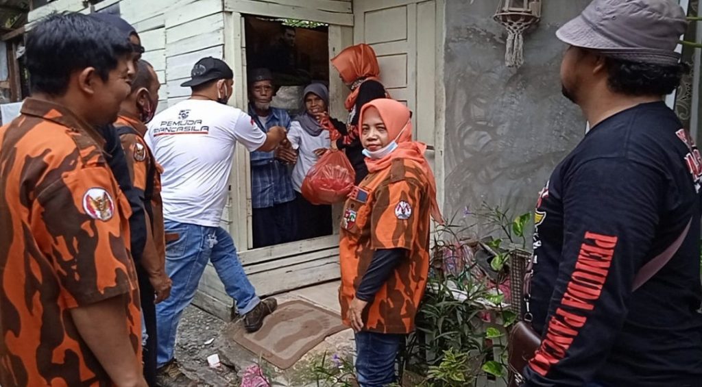 PAC PEMUDA PANCASILA Rumbai Berbagi Kasih Dalam Rangka HUT RI ke 76