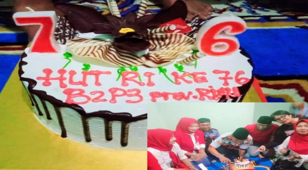 B2P3 Provinsi Riau Rayakan Hut RI Ke- 76 Secara Sederhana Dengan Mematuhi Prokes