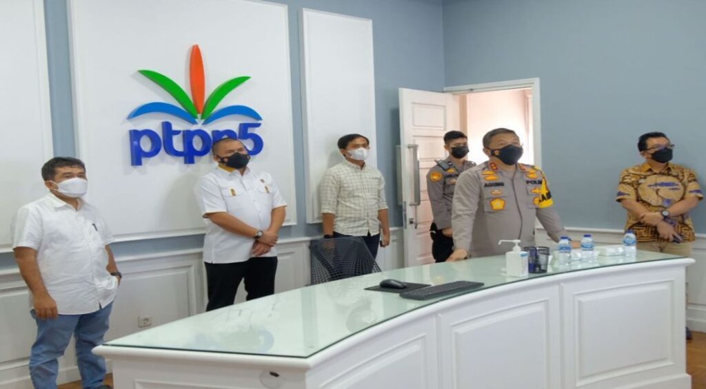 Polda Riau Siap Perkuat Pengamanan Produksi PTPN V