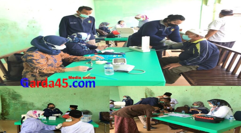 Nakes Polresta Pekanbaru Gelar Vaksinasi Tahap II di Pondok Pesantren Nurul Huda Al Islami