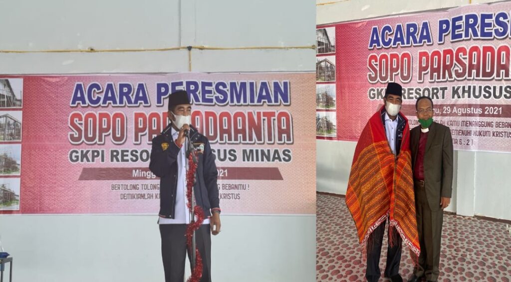 Peresmian Gedung Serbaguna Sopo Parsadaanta GKPI di Hadiri Ketua DPP Santri Tani NU