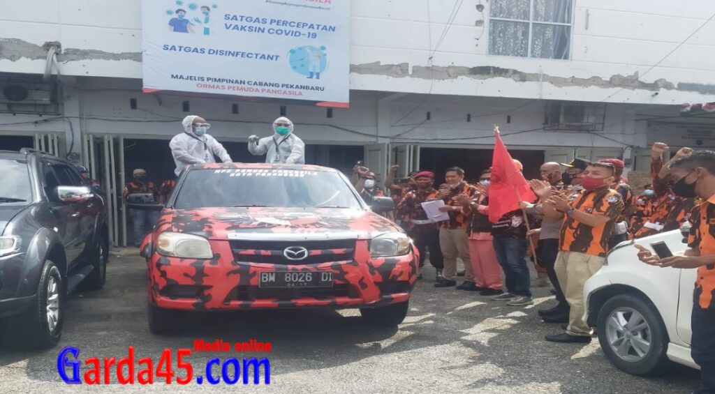 Pemuda Pancasila Bersama Indika Foundation Melepas Sebanyak 22 Orang Relawan Covid -19