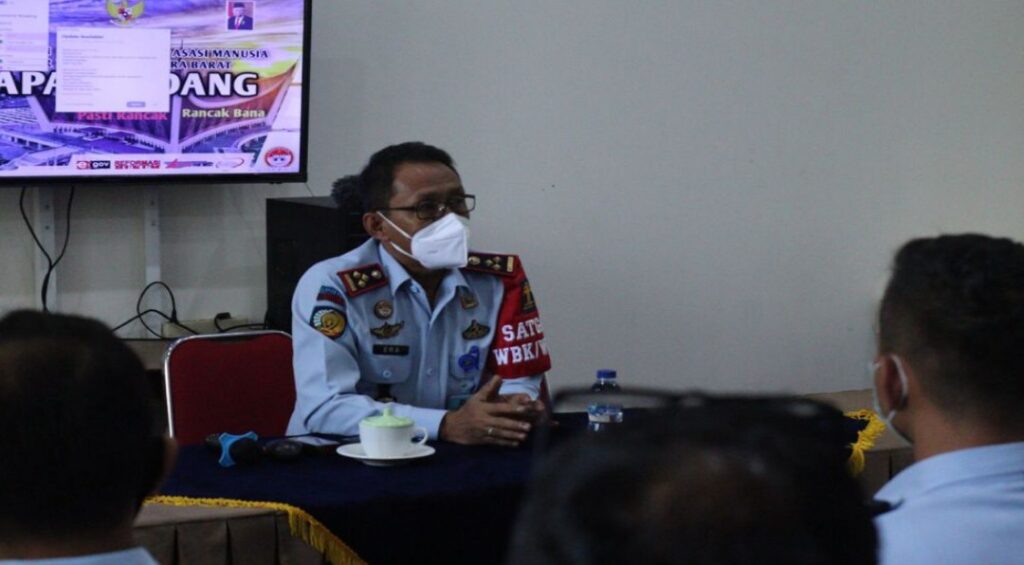 Cepat Tanggap, Kalapas Padang Ajak Petugas Satukan Visi dan Misi