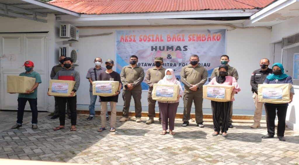 Humas-WMPR Peduli, Salurkan Ratusan Paket Sembako