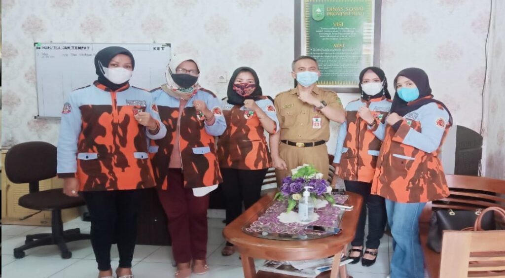 Bidang P3A, B2P3 Provinsi Riau Bersilahturahmi ke Dinas Sosial