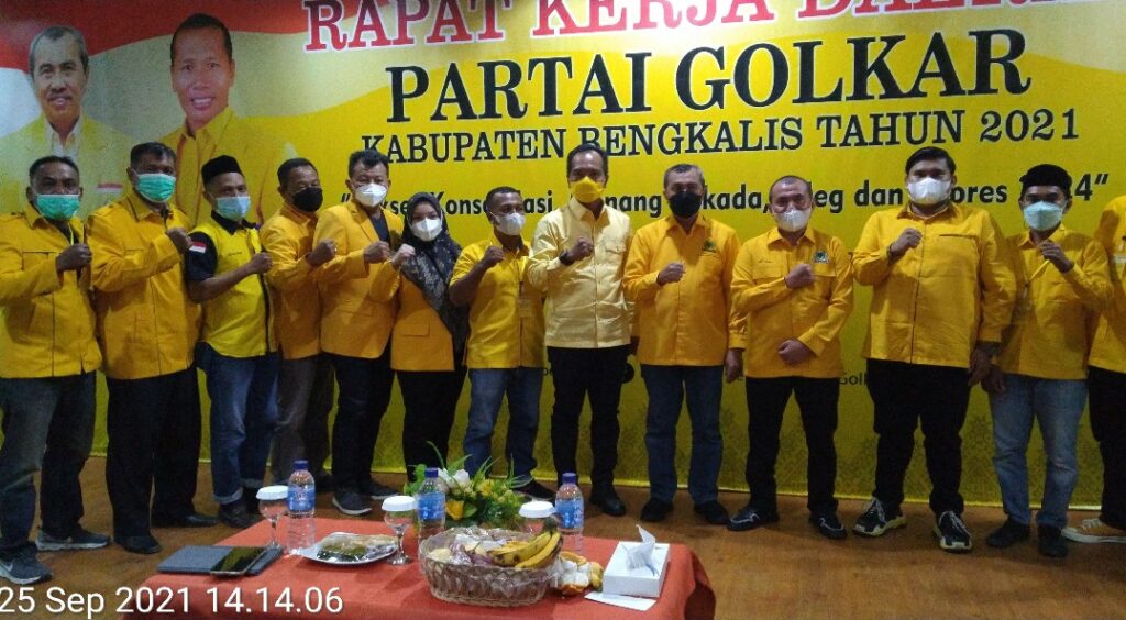 Rakerda DPD II Golkar Kabupaten Bengkalis Secara Resmi di Buka Ketua DPD I Partai Golkar Riau
