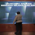 Ket : Irjen Agung Setya Imam Effendi Lounching Aplikasi selamatkan Riau (foto/istimewa