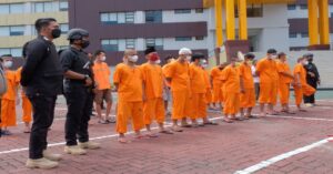 Ket : 10 kasus tindak pidana narkoba dengan menangkap 22 orang pelaku (foto/Istimewa)