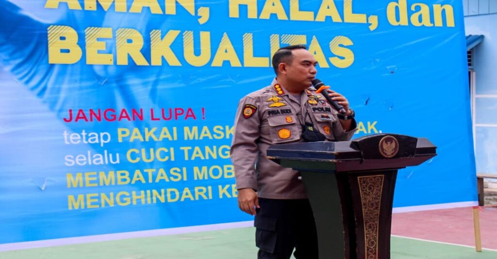 Kapolresta Pekanbaru Hadiri Vaksinasi Yang Diadakan Di Halaman Kantor DPD KNPI