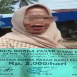 Ket : Heboh! Beredar video amatir, diduga pelapor RR lakukan pungli di pasar SBP