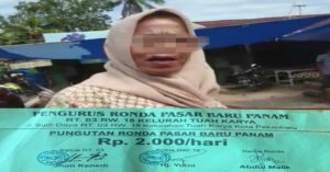 Ket : Heboh! Beredar video amatir, diduga pelapor RR lakukan pungli di pasar SBP