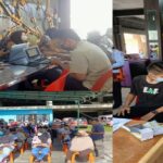 Ket : Antusias masyarakat ikut Vaksinasi massal di gelar B2P3 Riau (foto/KEND ZAI)