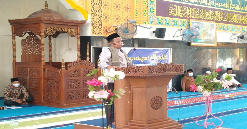 Masjid Al-Mubarak Peringati Maulid Nabi 12 Rabiul Awal 1443 Hijiriah