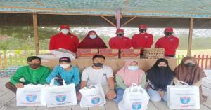 Ket : Lapas Bengkalis pembagian new normal kit secara simbolis, bakti sosial donor darah, dan pembagian new normal kita ke panti asuhan (foto/istimewa)