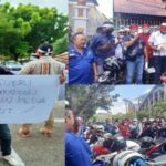 Ket : Puluhan wartawan tergabung dalam Aliansi Pers Pergerakan Tolak Pergubri (foto/Istimewa