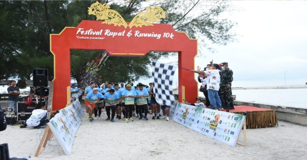 Bupati Bengkalis Hadiri Pelepasan Running 10k