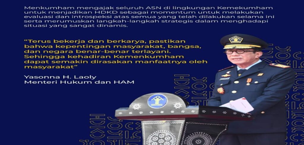 Tata Layanan Publik Berbasis Digital di 76 Tahun Kemenkumham