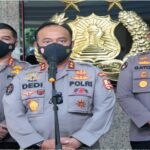 Ket foto : Konferensi pers Kepala Divisi Humas Polri Irjen Dedi Prasetyo ungkap mafia tanah sepanjang Tahun 2021 (Sumber foto : Kasub Bag Humas Polres Bengkalis).