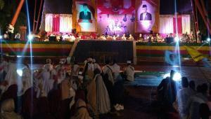 Teks foto : Antusias masyarakat Pulau Bengkalis ikuti Bersholawat & Do'a Bersama (foto/Leni Widiya).