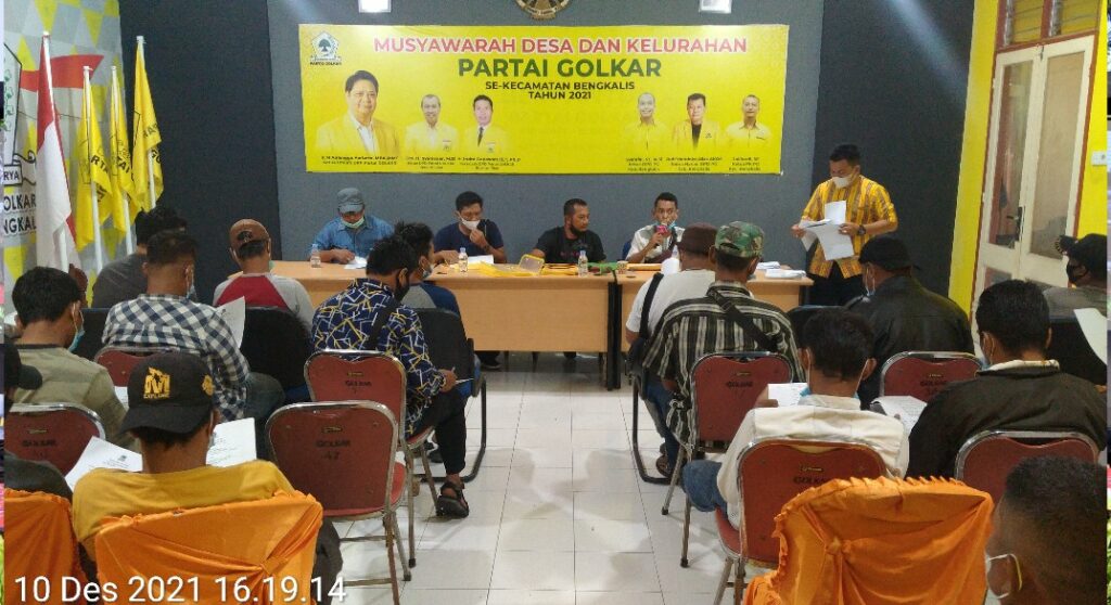 Musdes/Muslur Partai Golkar Se-Kecamatan Bengkalis Sukses Dilaksanakan