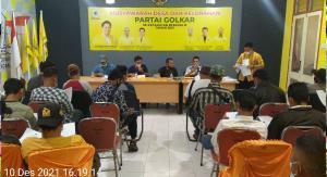 Teks foto : Musyawarah Partai Golkar Kecamatan Bengkalis dan Pimpinam Desa Se-kacamatan Bengkalis (foto/Indra).