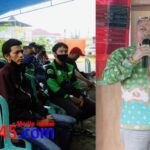 Teks foto : Dr Yudi Krismen, S.H., M.H, Beri Pencerahan Hukum kepada Komunitas Gojek Delima Squad (istimewa).