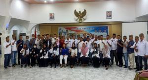 Teks foto : Peserta ikut Pelatihan Pelatihan Jurnalistik Profesional