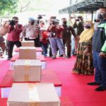 Taks foto : Kapolri Jenderal Listyo Sigit Prabowo mengecek langsung kegiatan yang dilaksanakan di Polda Gorontalo (Istimewa).