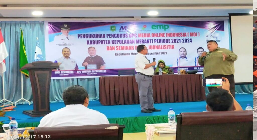 Direktur Utama PJC, Drs Wahyudi El Pangabean : Minta Segenap Wartawan di Meranti Agar Bersikap Optimistis
