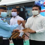 Teks foto : Edi Mulyono, A.Md.I.P., S.Sos.,SH berikan remisi kepada 82 Orang Napi Lapas Kelas IIA Bengkalis