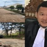 Teks foto : DR Adystia Sunggara SH MH M.Kn kuasa hukum PT Pulomas Sentosa justru menyayangkan adanya kegiatan pemasangan portal secara permanen menuju pos (Istimewa).