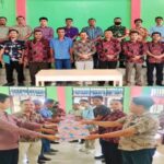 Teks foto : Anggota BPD Periode sebelumnya dan di lantik BPD yang baru terpilih 2021-2027 (foto/Frisman Sandroto