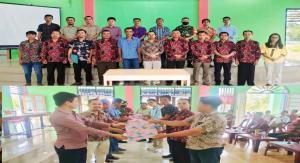 Teks foto : Anggota BPD Periode sebelumnya dan di lantik BPD yang baru terpilih 2021-2027 (foto/Frisman Sandroto